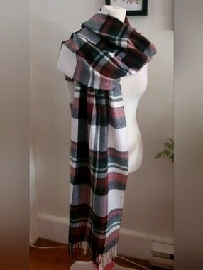 J. Crew Plaid Wrap Scarf